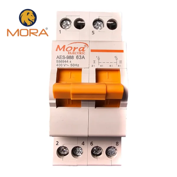 Mora 63A DC Circuit Breaker 2 Pole – Reliable Solar & Battery Protection Switch